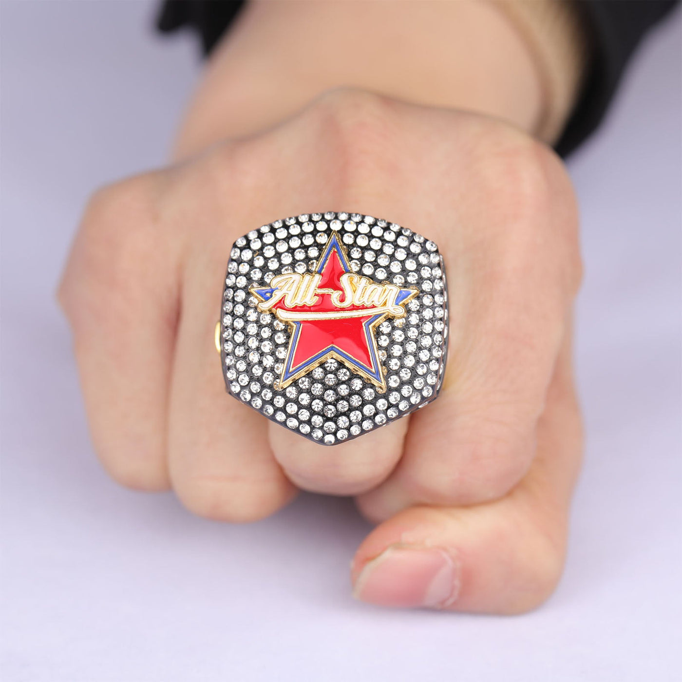 2025 black and gold ALL STAR championship size 9 and size 11 - Topsportsjewelry & awards