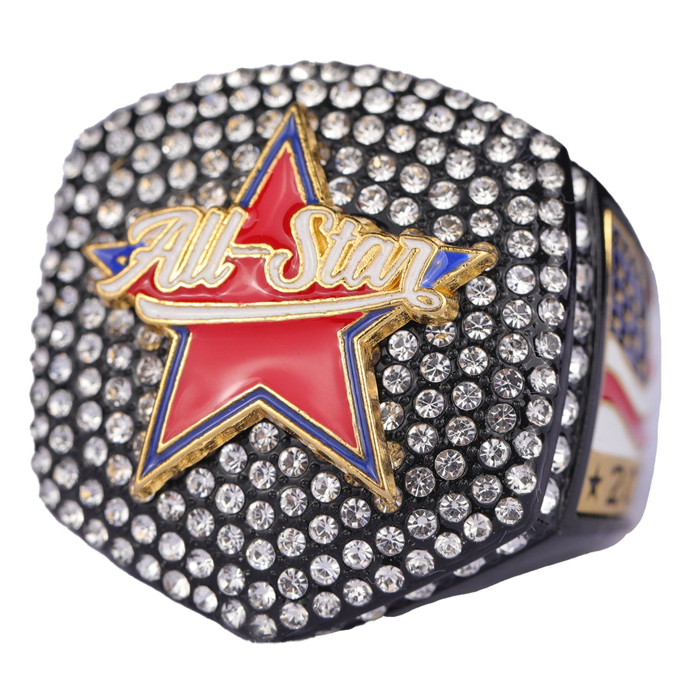 2025 black and gold ALL STAR championship size 9 and size 11 - Topsportsjewelry & awards