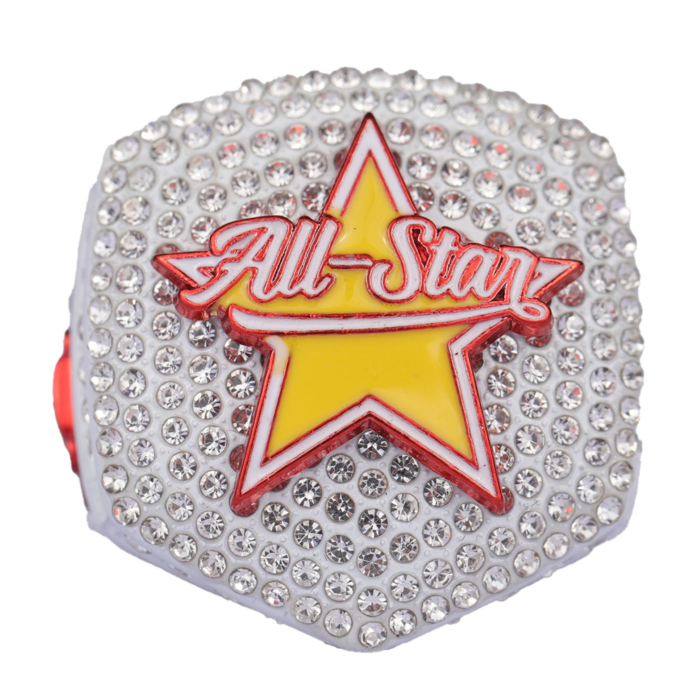 2025 new arrival ALL STAR white and red championship ring size 9 and 11 - Topsportsjewelry & awards