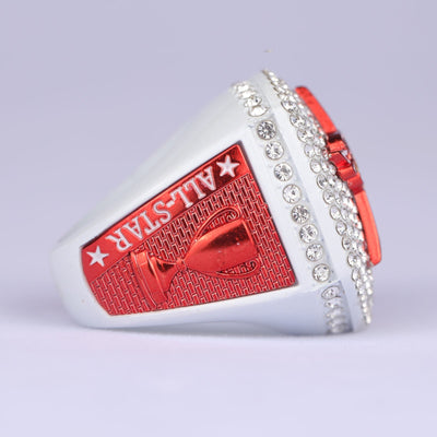 2025 new arrival ALL STAR white and red championship ring size 9 and 11 - Topsportsjewelry & awards