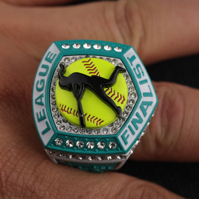 2025 softball LEAGUE championship ring size 9 and 11 - Topsportsjewelry & awards