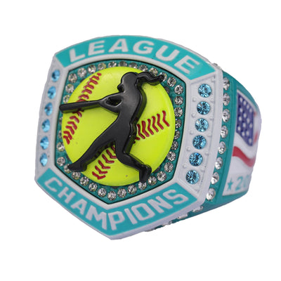 2025 softball LEAGUE championship ring size 9 and 11 - Topsportsjewelry & awards