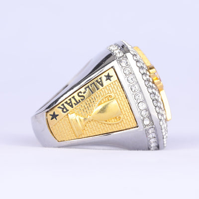 2025 two - tones gold and silver ALL - STAR championship ring for youth and adult - Topsportsjewelry & awards