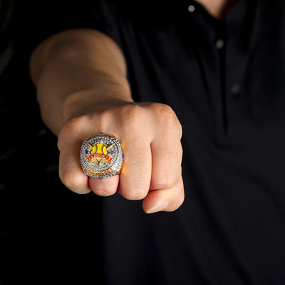 2026 softball team awards two - tones gold champions silver bronze finalist rings size 9.5 - Topsportsjewelry & awards