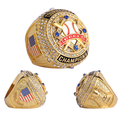 Team awards youth baseball Tournament two-tones gold champions silver bronze finalist ring size 9.5