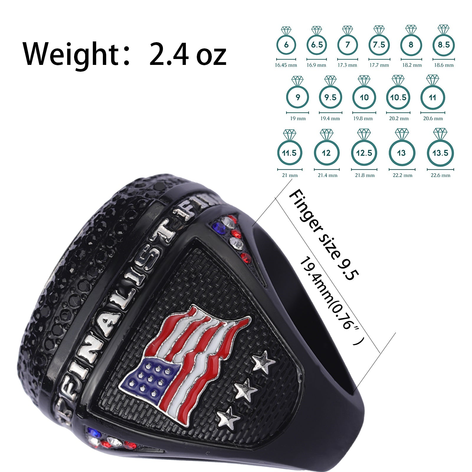 Boy Rings Size 7 ALL-STAR two tones boy youth baseball championship rings size 9.5 – Top ...
