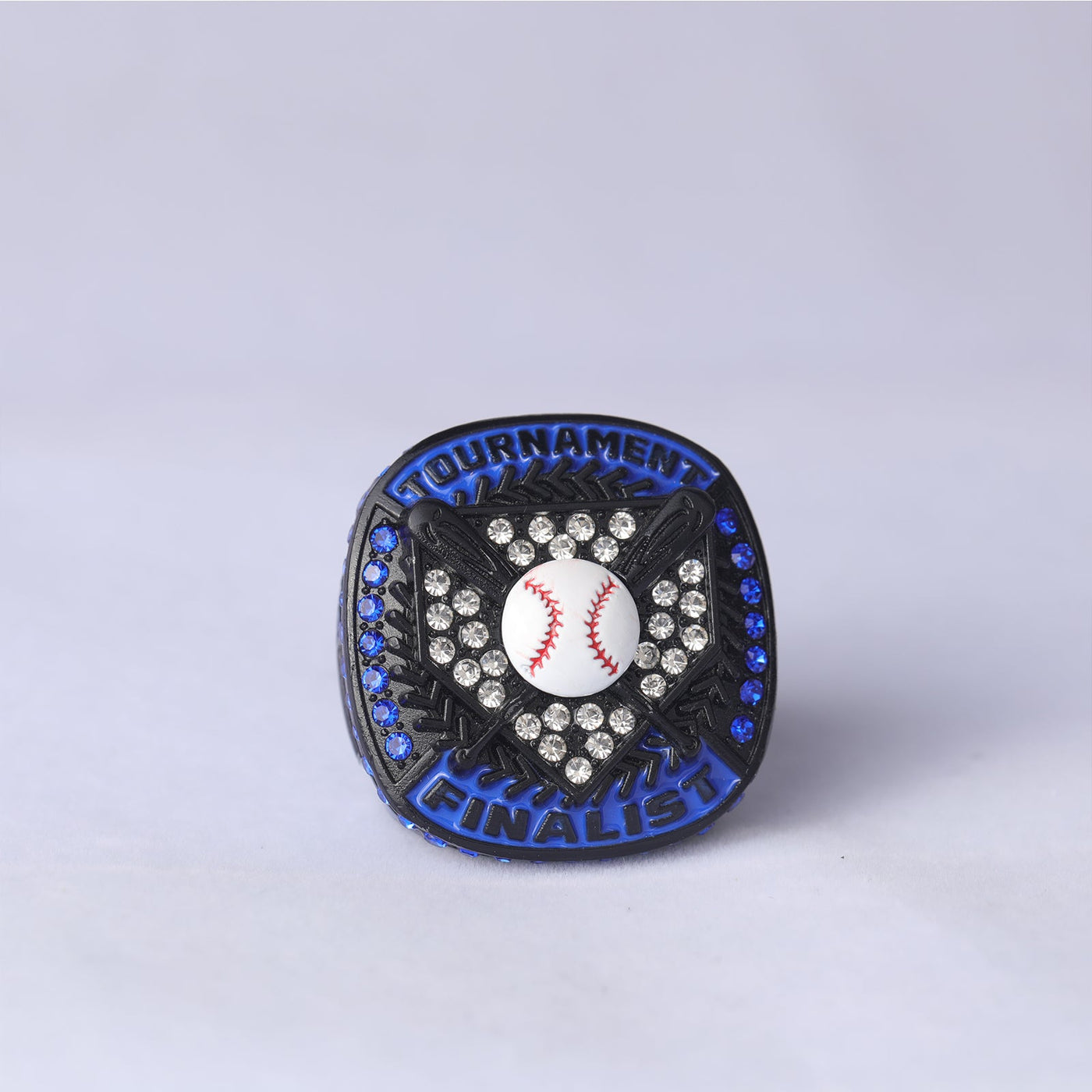 black blue youth baseball championship rings size 9.5 - Topsportsjewelry & awards