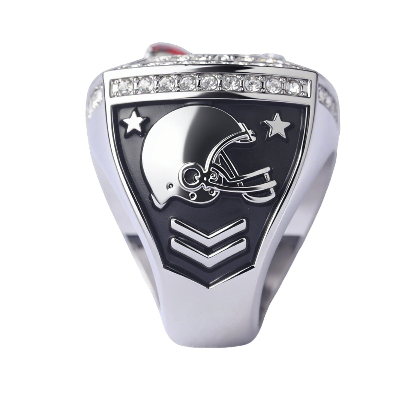 football team awards gold & silver youth football championship trophy rings size 9 - Topsportsjewelry & awards