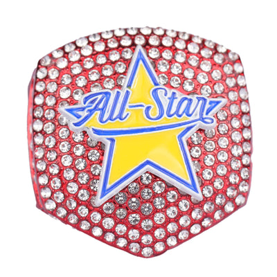 generic 2025 ALL STAR red and white championship ring size 9 and 11 - Topsportsjewelry & awards