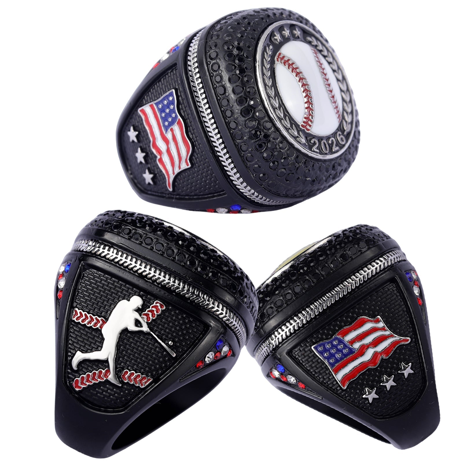 Freedom Baseball Rings New arrival boy youth baseball LEAGUE two tones championship rings ...