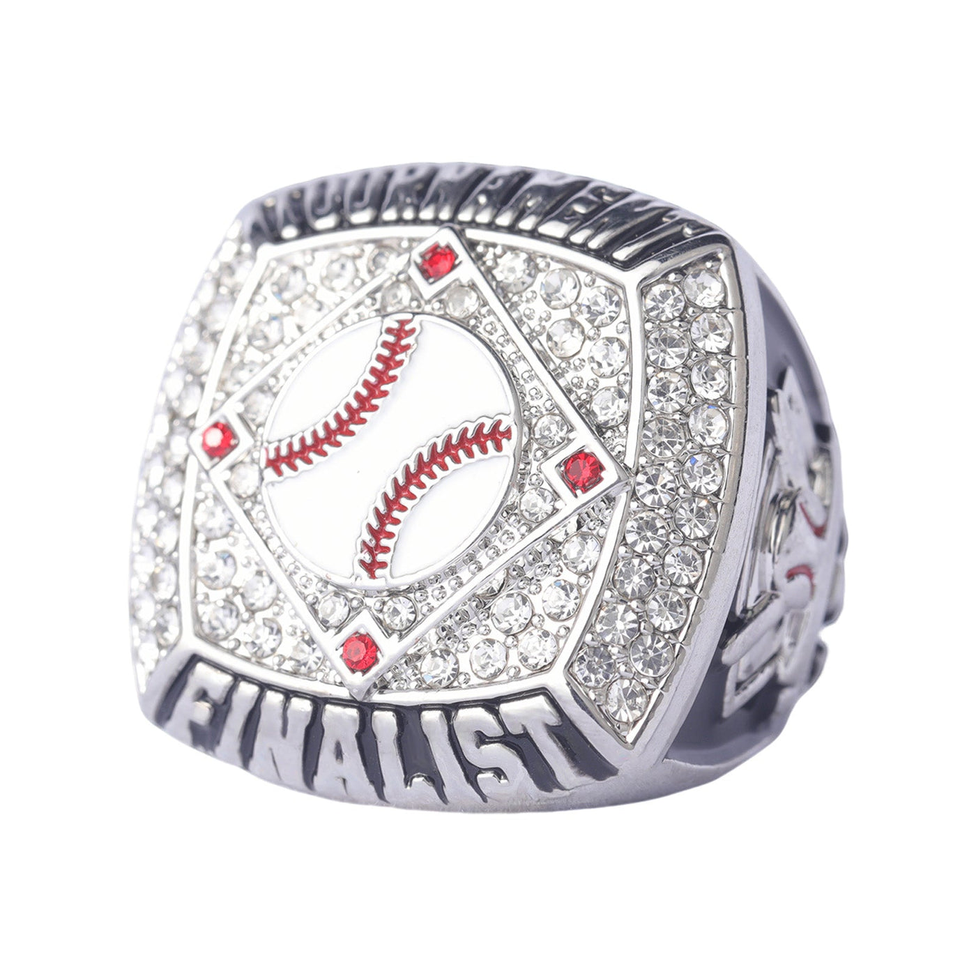 New quare big baseball teams gold champions / silver finalist tournament players championship rings size 9.5 - Topsportsjewelry & awards