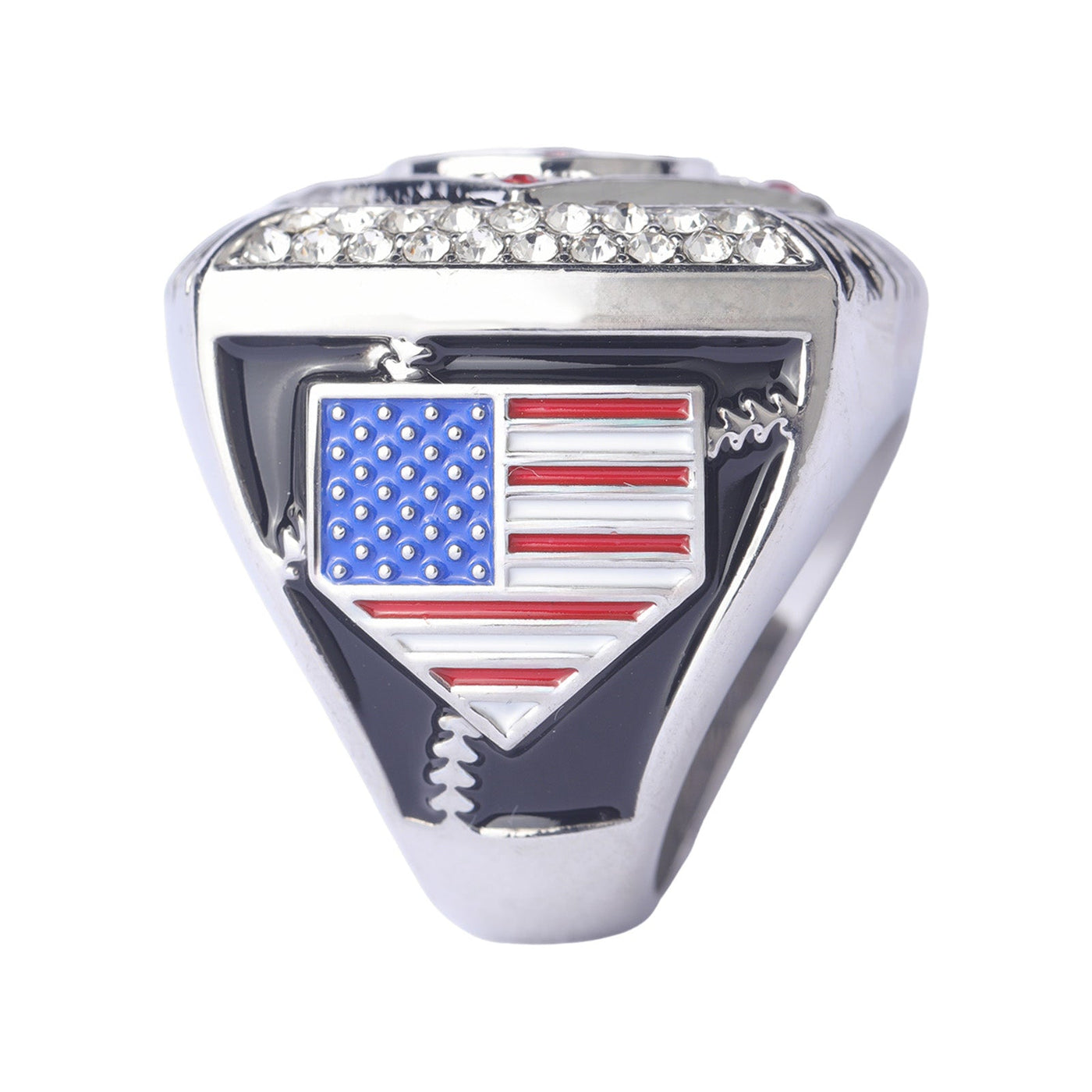 New quare big baseball teams gold champions / silver finalist tournament players championship rings size 9.5 - Topsportsjewelry & awards