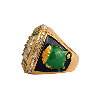 Seasonal Spring sports teams awards St. Patrick's day clover tournament championship rings size 9 - Topsportsjewelry & awards