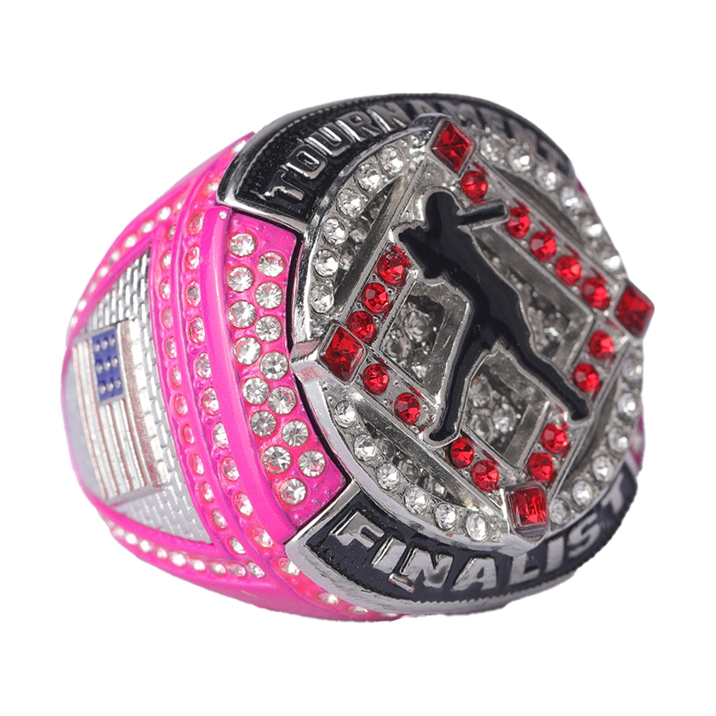 SFT - 04 girl youth softball tournament championship ring pink size 9.5 - Topsportsjewelry & awards