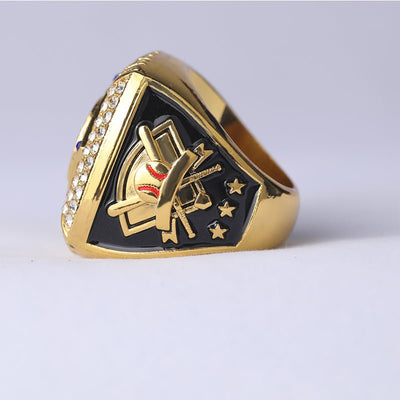 SFT01 new arrival youth softball tournament awards championship ring size 9.5 - Topsportsjewelry & awards