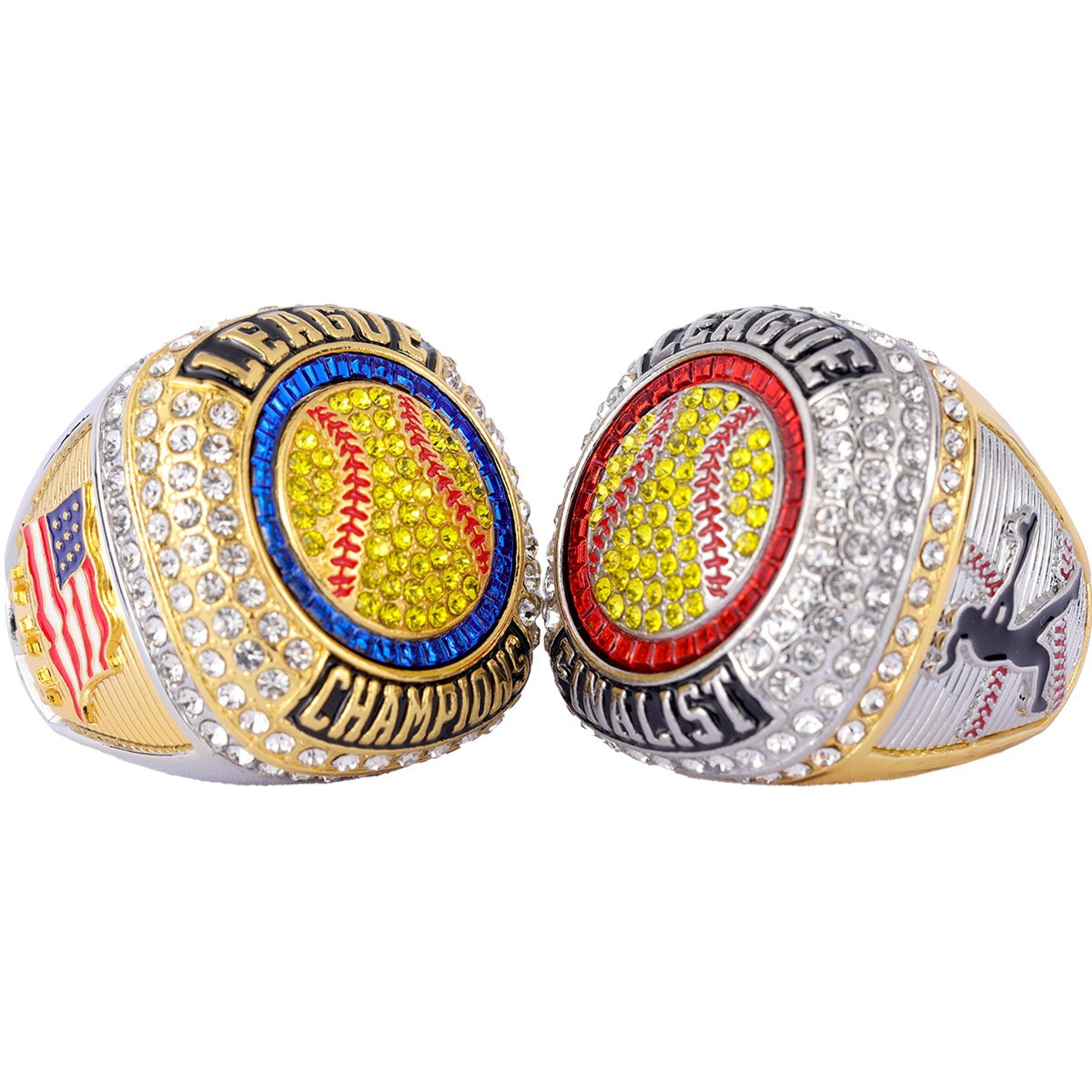 Two-tones youth LEAGUE softball championship ring finger size 9.5 – Top ...