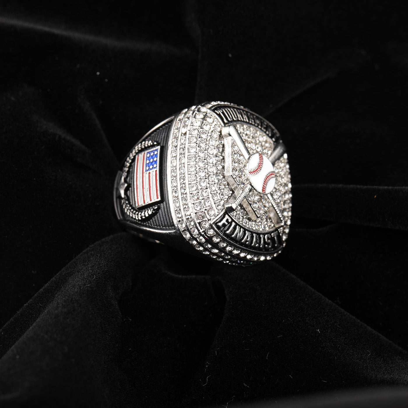Youth baseball homeplate tournament championship ring size 9 for boys ...