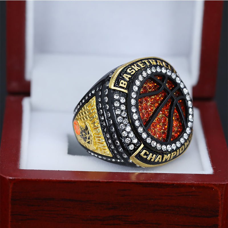 Fast shipping all in stock basketball tourney black champions and finalist championship rings size 11 - Topsportsjewelry & awards