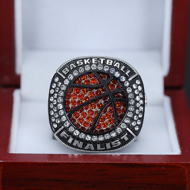 Fast shipping all in stock basketball tourney black champions and finalist championship rings size 11 - Topsportsjewelry & awards
